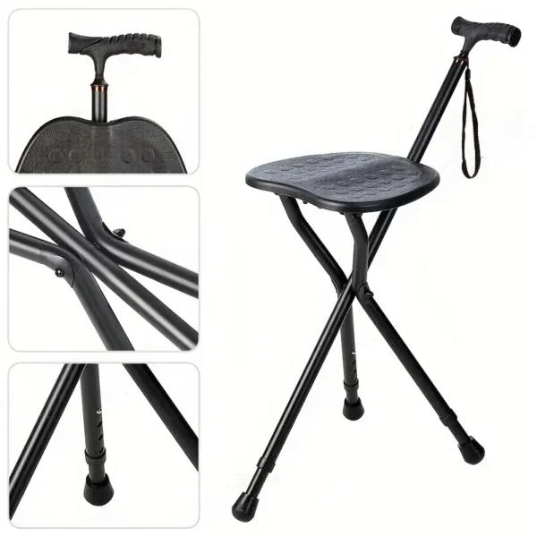 e6b2d675-605a-4d6f-89ad-769a4d9e0b2d Durable Folding Walking Stick Chair